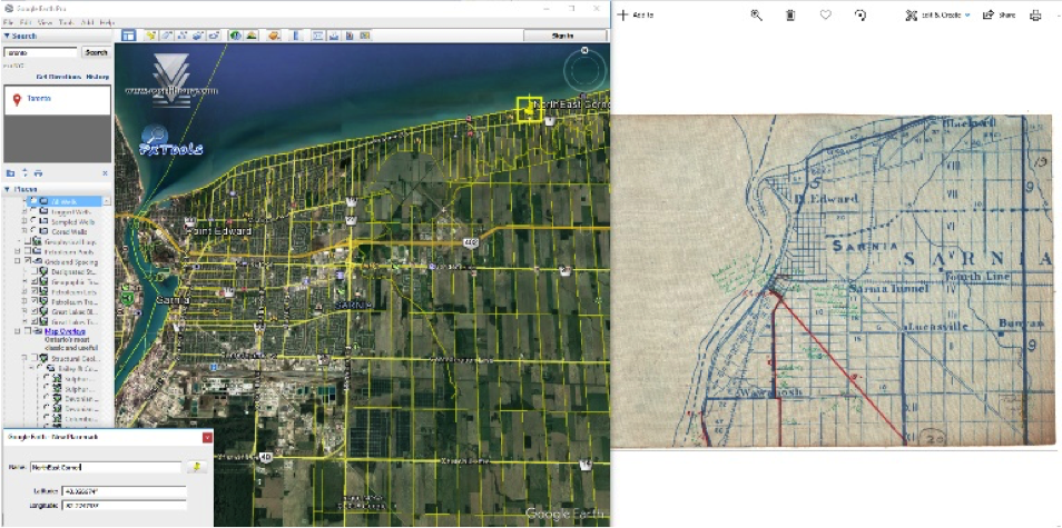 Georeferencing maps